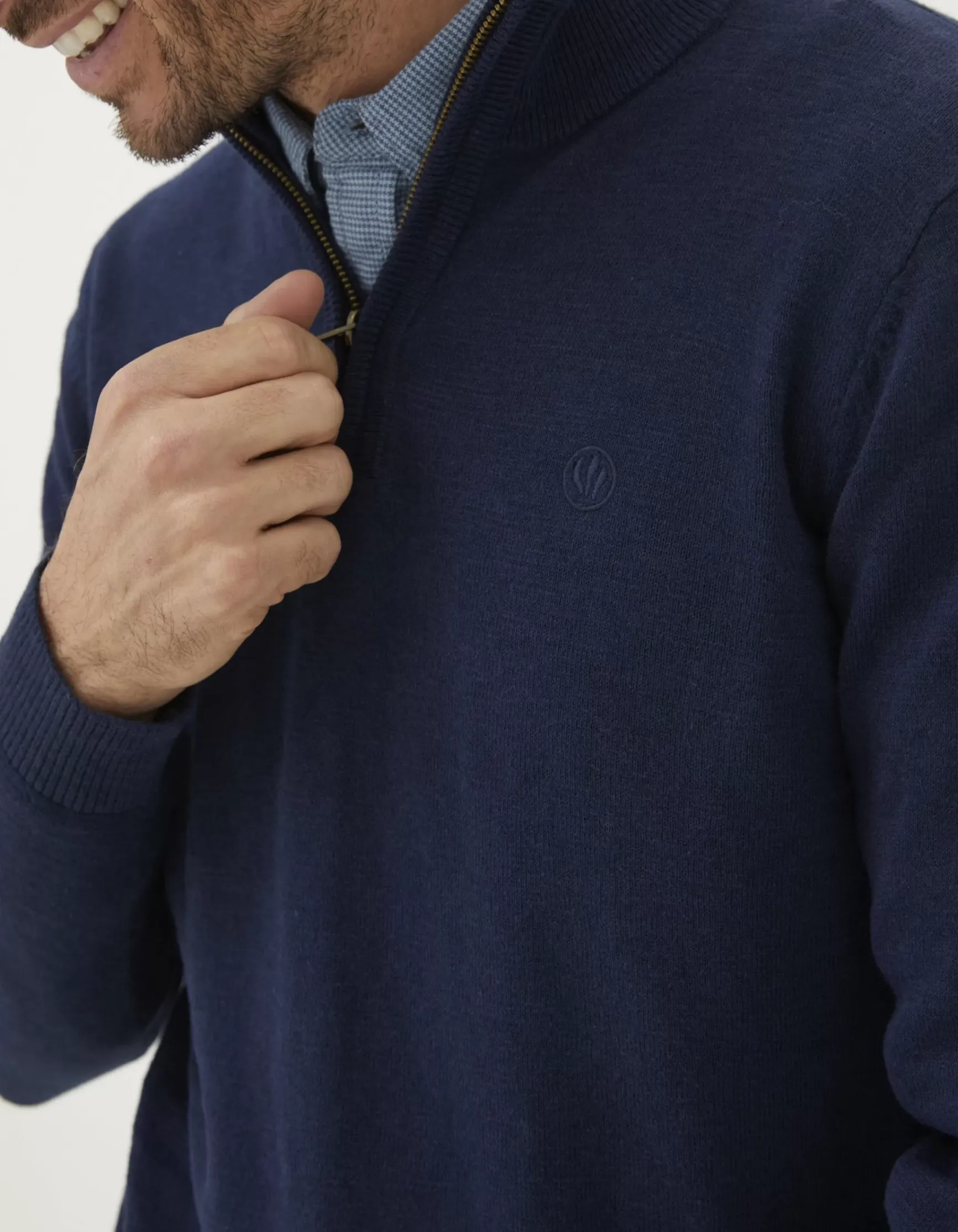 FatFace Braunton Half Neck Jumper|Men Knitwear
