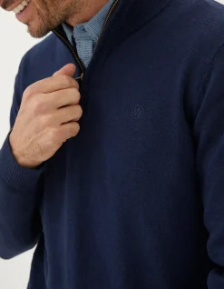 FatFace Braunton Half Neck Jumper|Men Knitwear