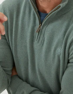 FatFace Braunton Half Neck Jumper|Men Knitwear
