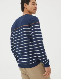 FatFace Braunton Stripe Crew Jumper|Men View All