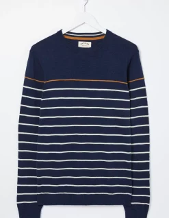 FatFace Braunton Stripe Crew Jumper|Men View All