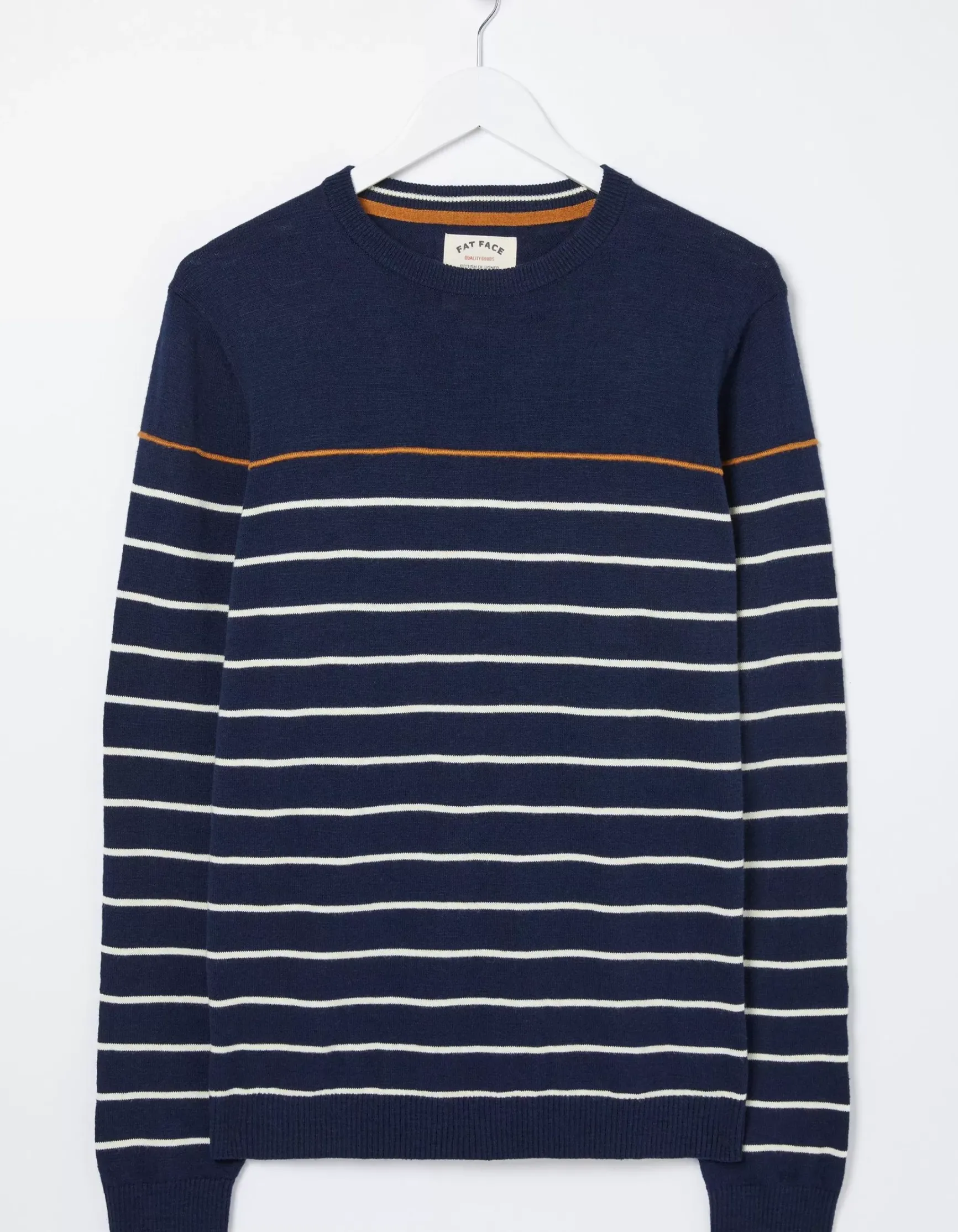 FatFace Braunton Stripe Crew Jumper|Men View All