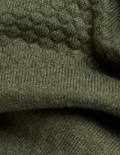 FatFace Braunton Textured Half Neck|Men Knitwear