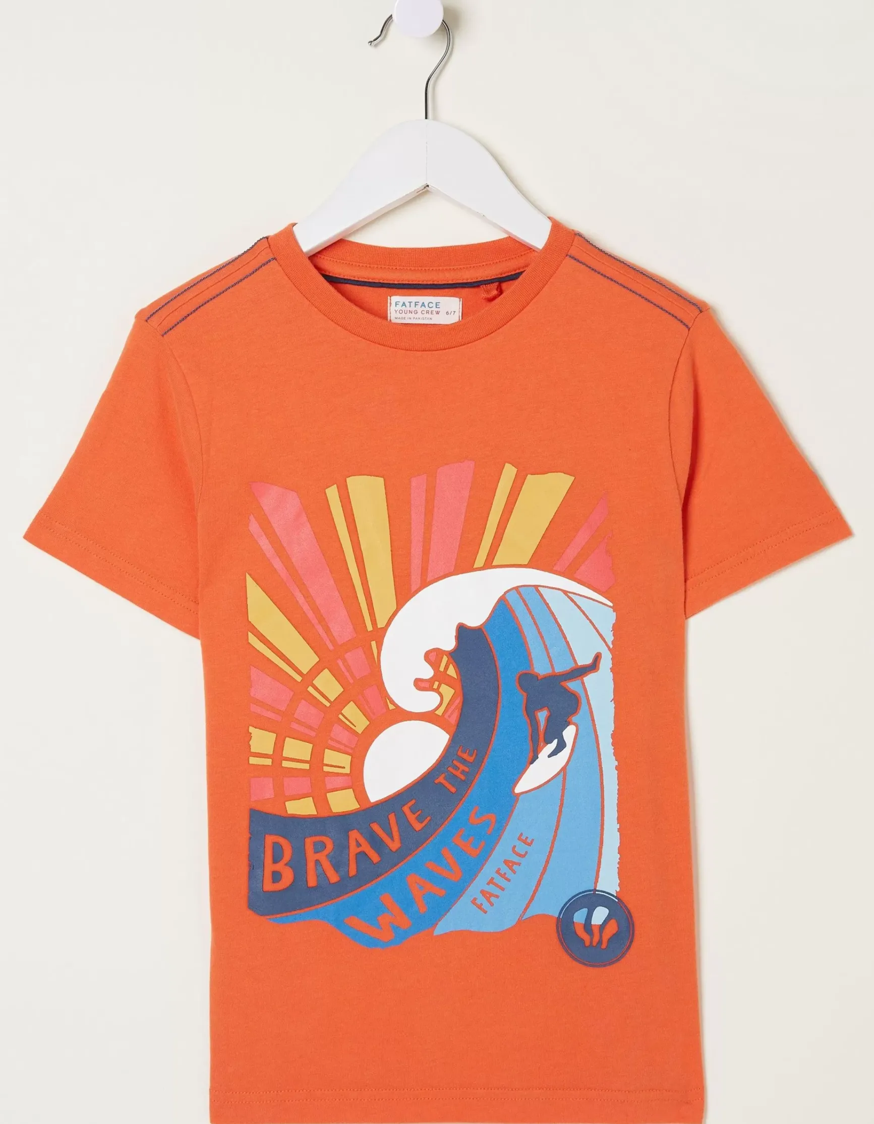 FatFace Brave The Waves Graphic T-Shirt|Boys View All