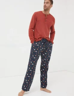 FatFace Breakfast Print Pyjama Bottoms|Men View All