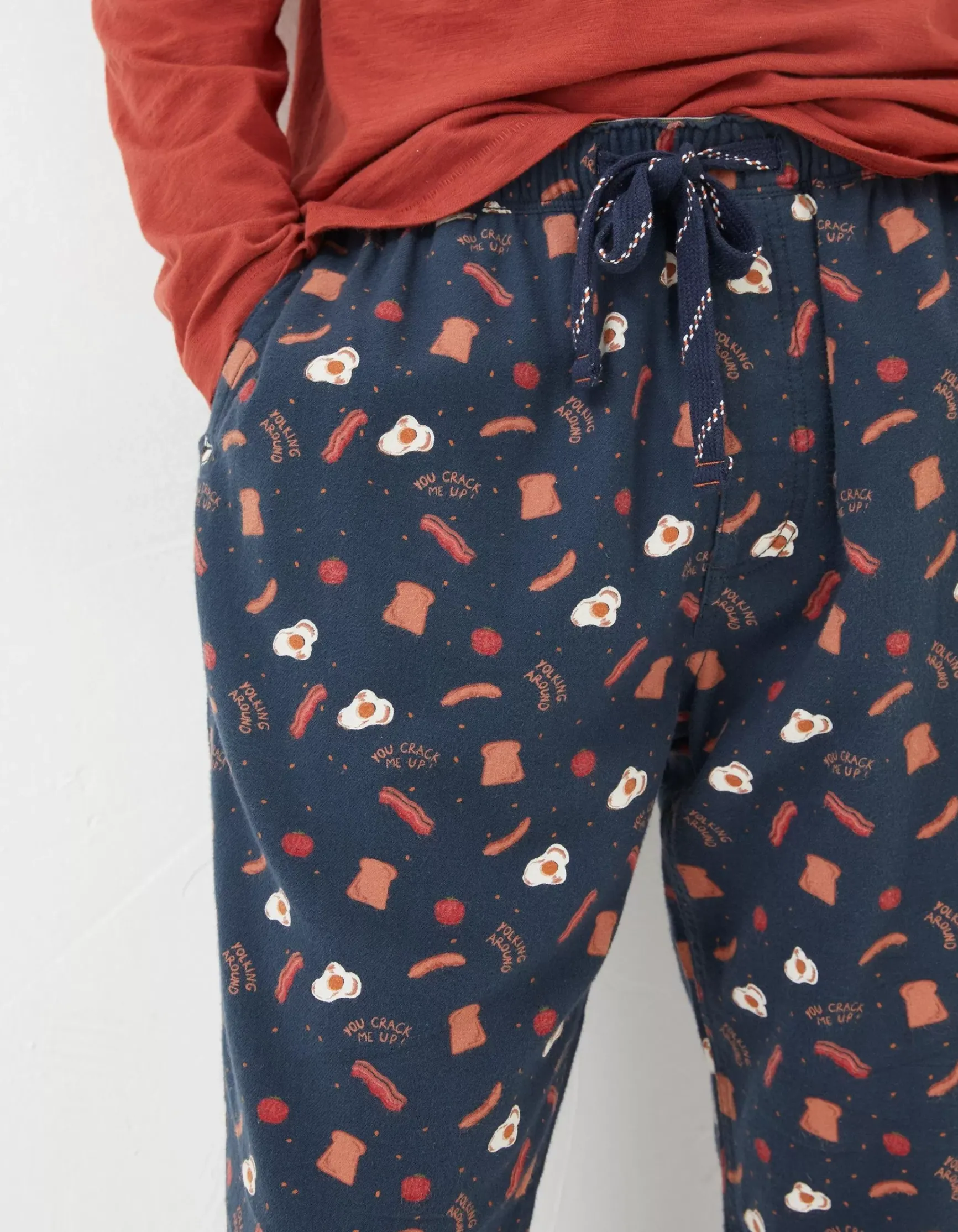 FatFace Breakfast Print Pyjama Bottoms|Men View All