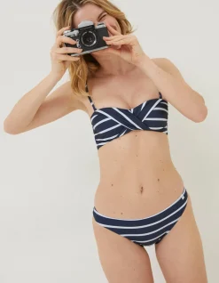 FatFace Breton Bikini Twist Top|Women Beachwear & Swimwear