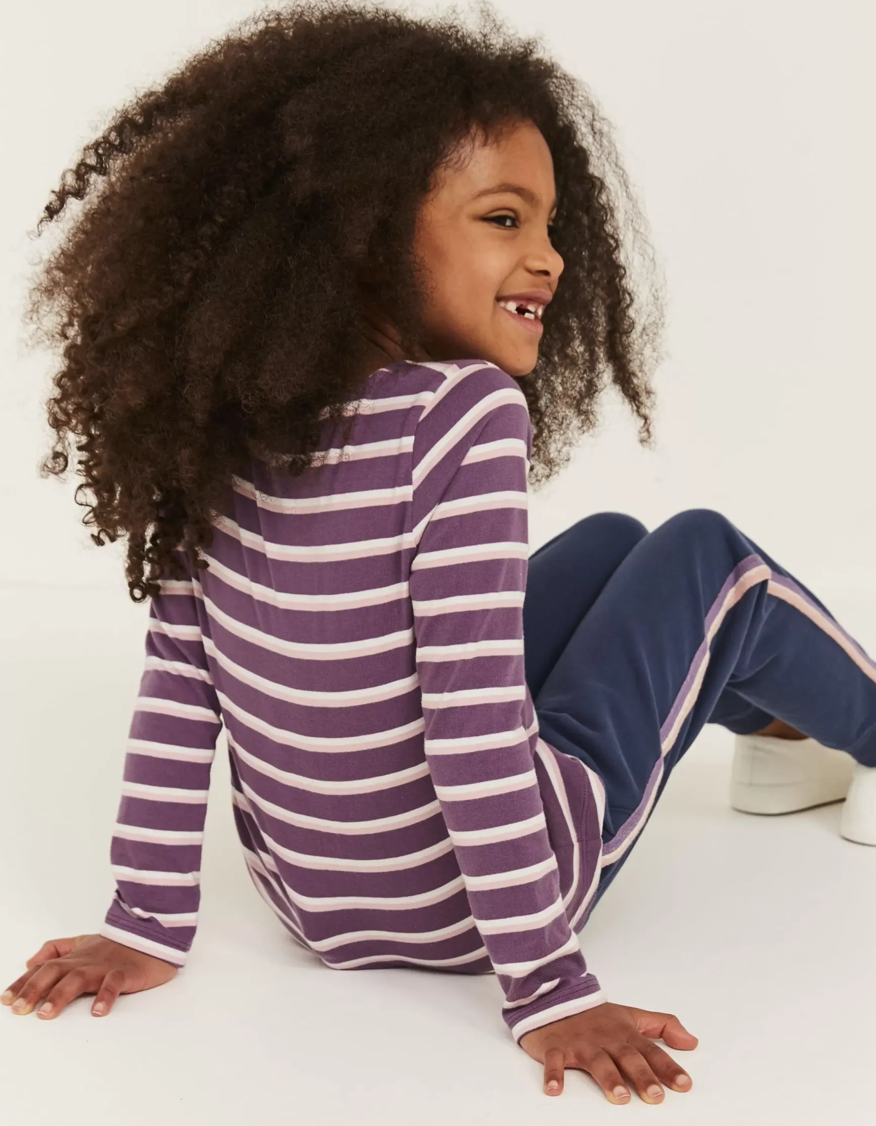 FatFace Breton T-Shirt|Girls View All