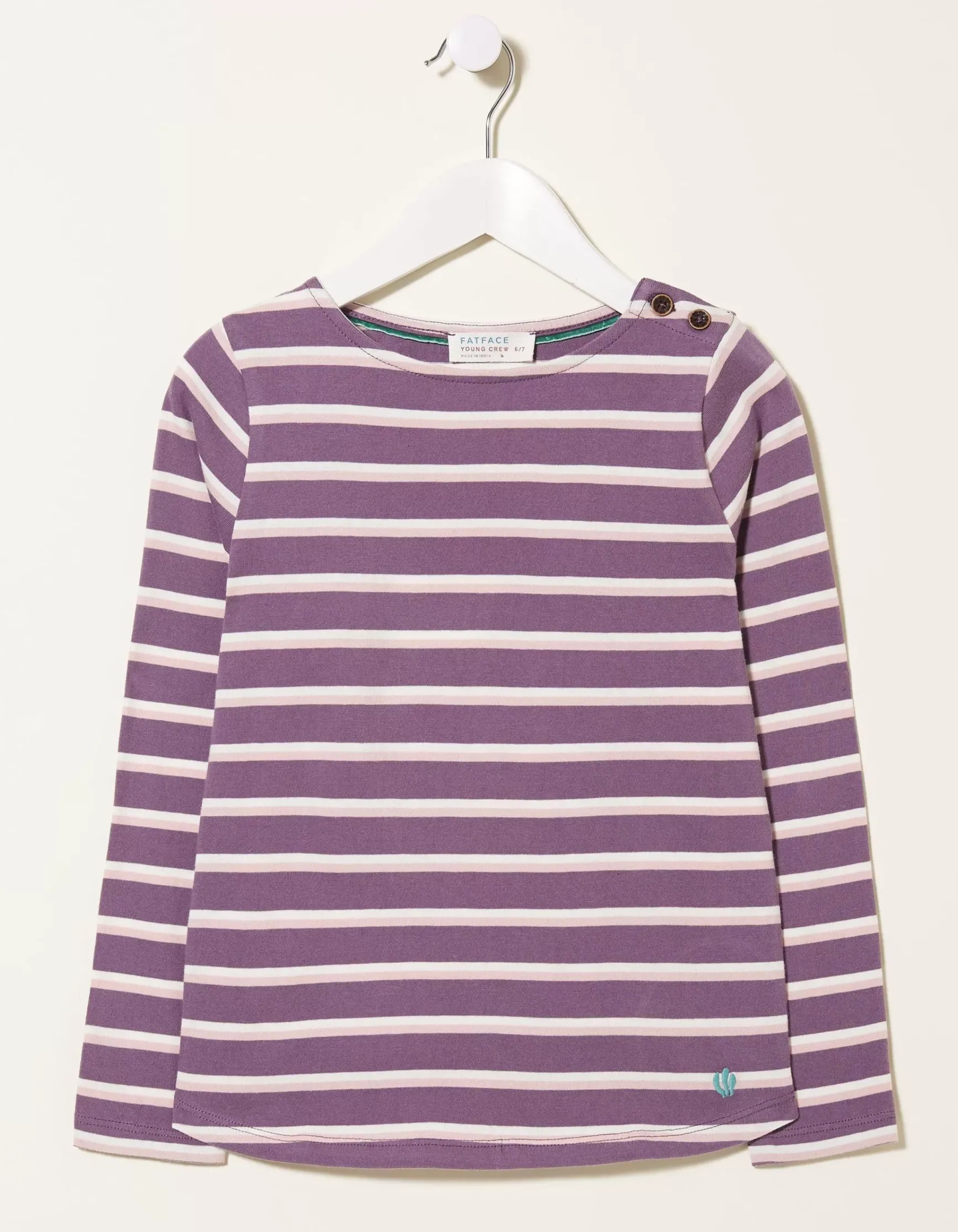 FatFace Breton T-Shirt|Girls View All