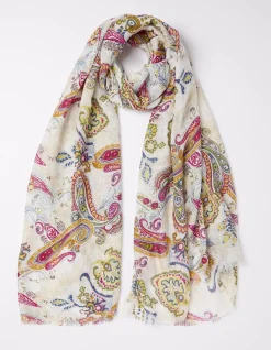 FatFace Bright Paisley Scarf|Women View All