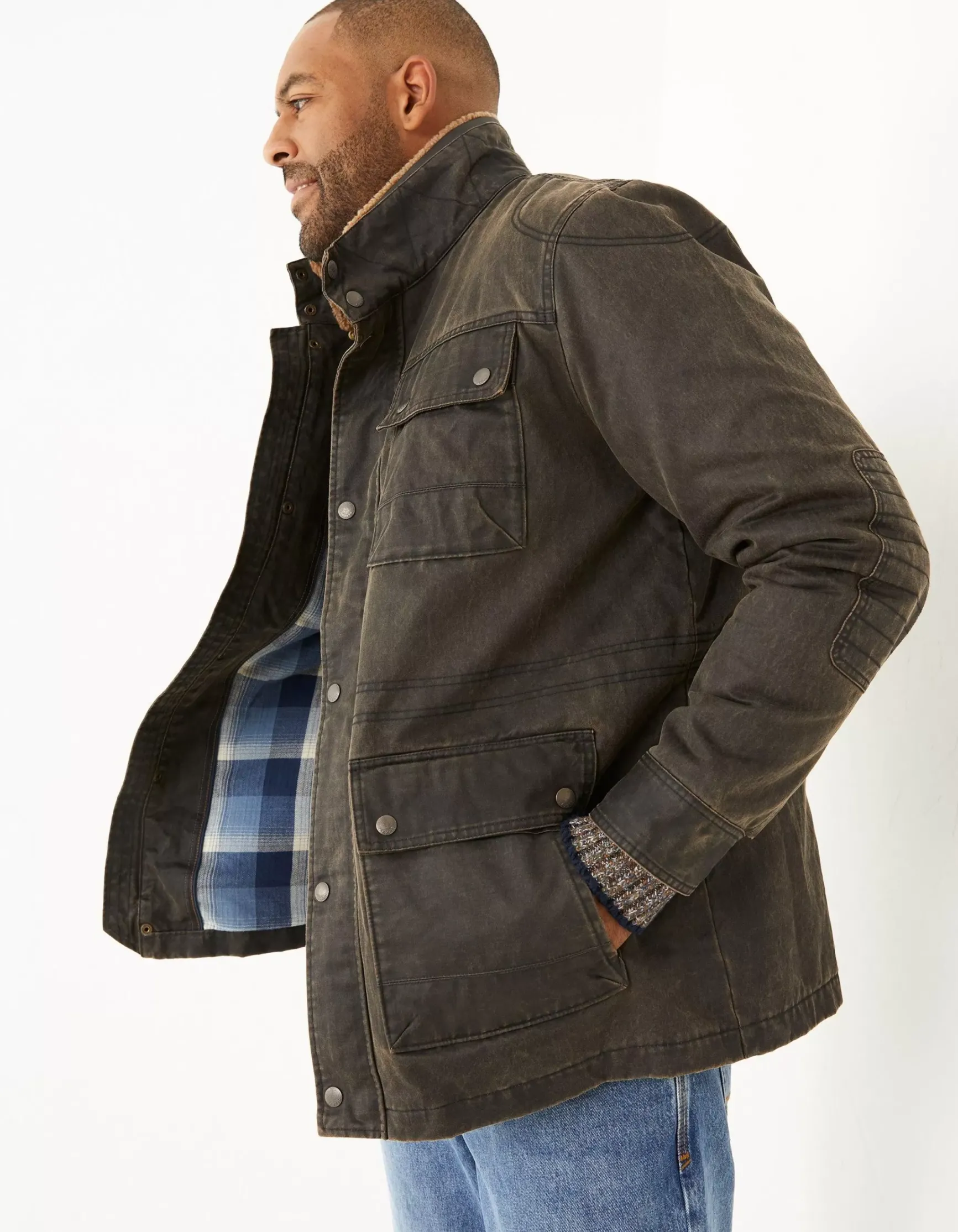 FatFace Broadsands Four Pocket Jacket|Men Coats & Jackets