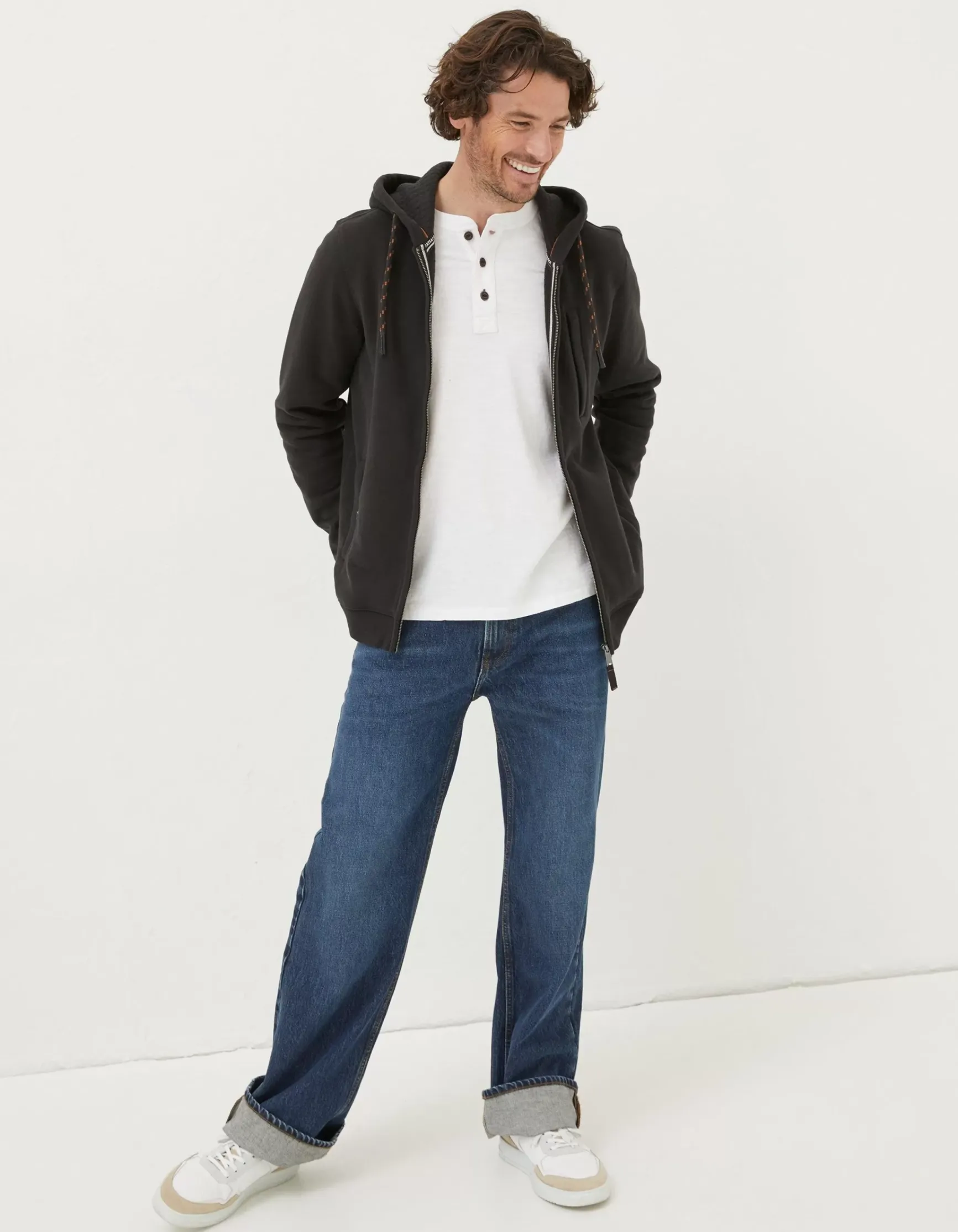 FatFace Brooke Zip Through Hoodie|Men Sweatshirts & Hoodies