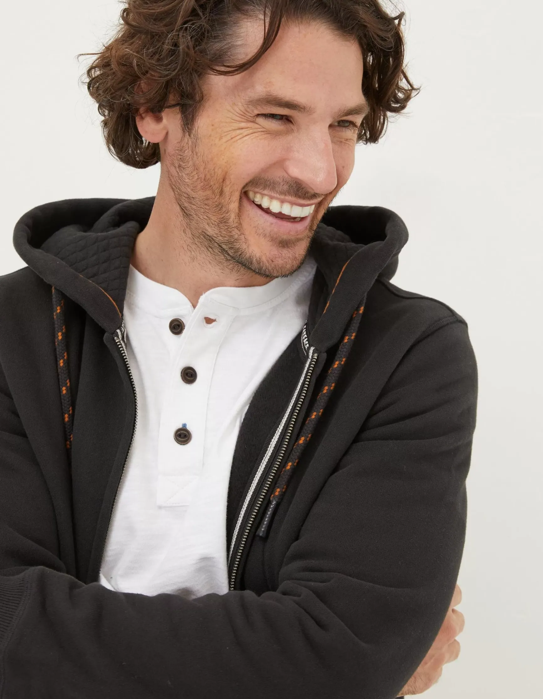 FatFace Brooke Zip Through Hoodie|Men Sweatshirts & Hoodies