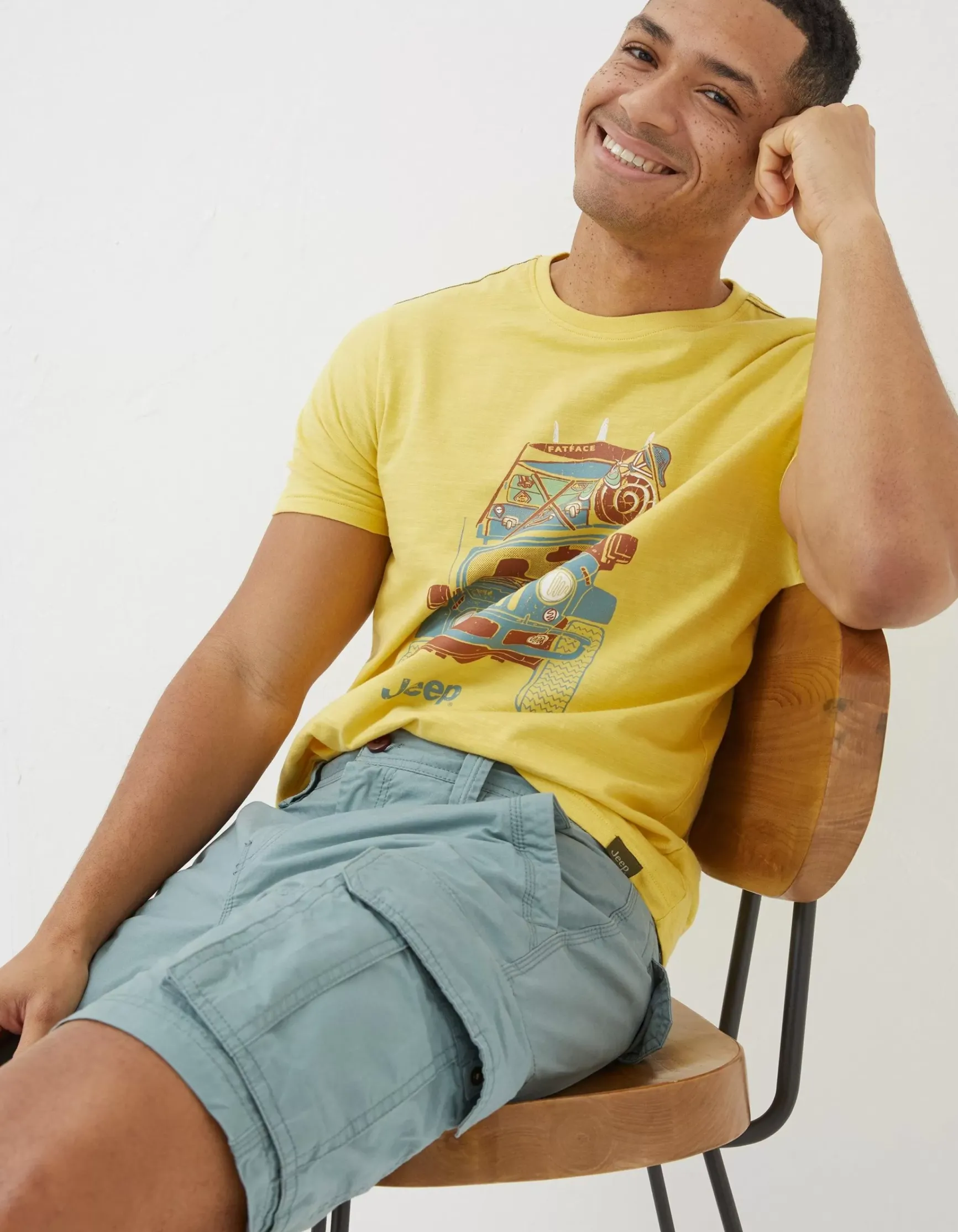 FatFace Bude Lightweight Cargo Shorts|Men View All