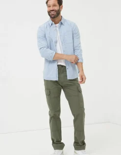 FatFace Bude Straight Cargo Trousers|Men Trousers & Chinos