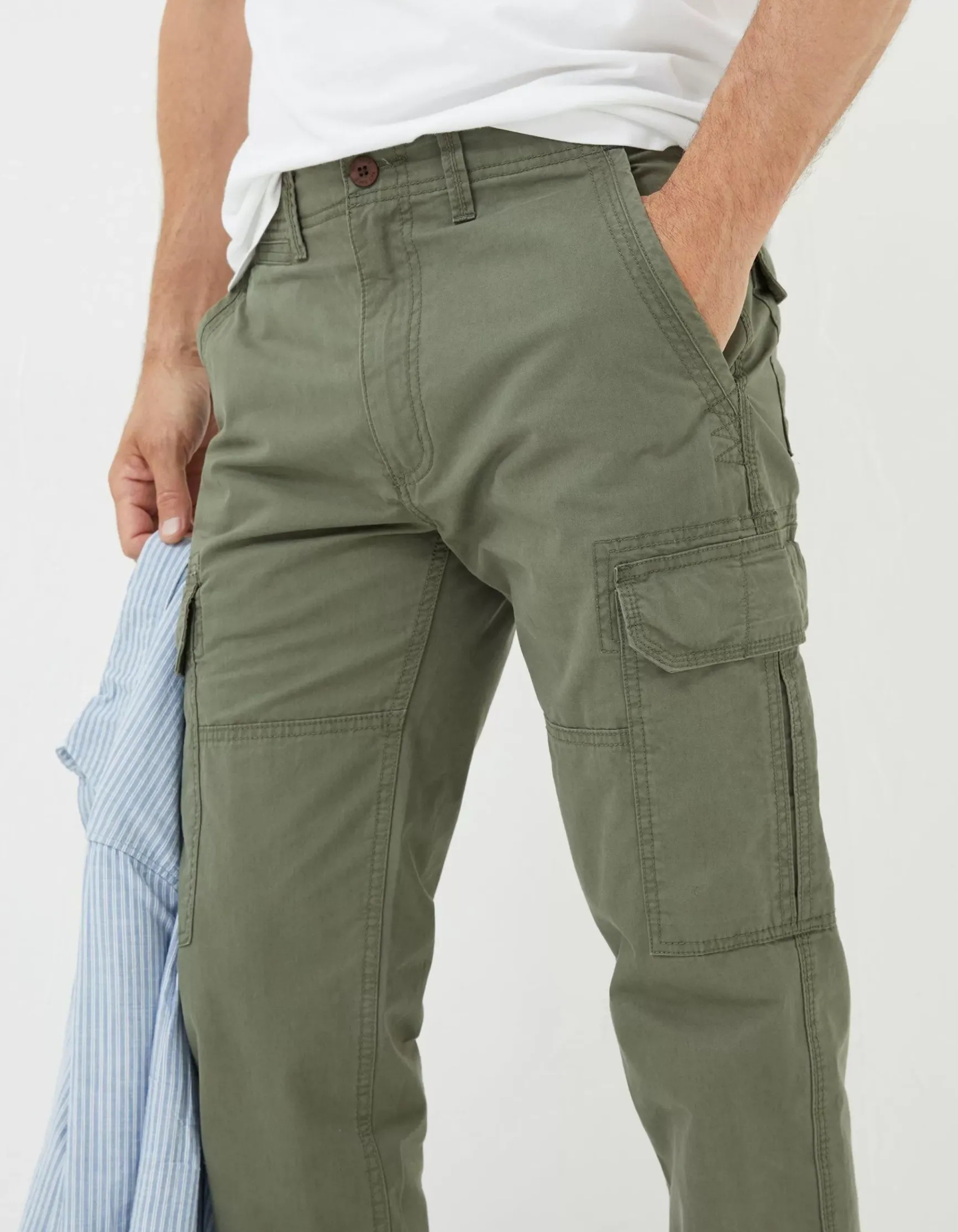 FatFace Bude Straight Cargo Trousers|Men Trousers & Chinos