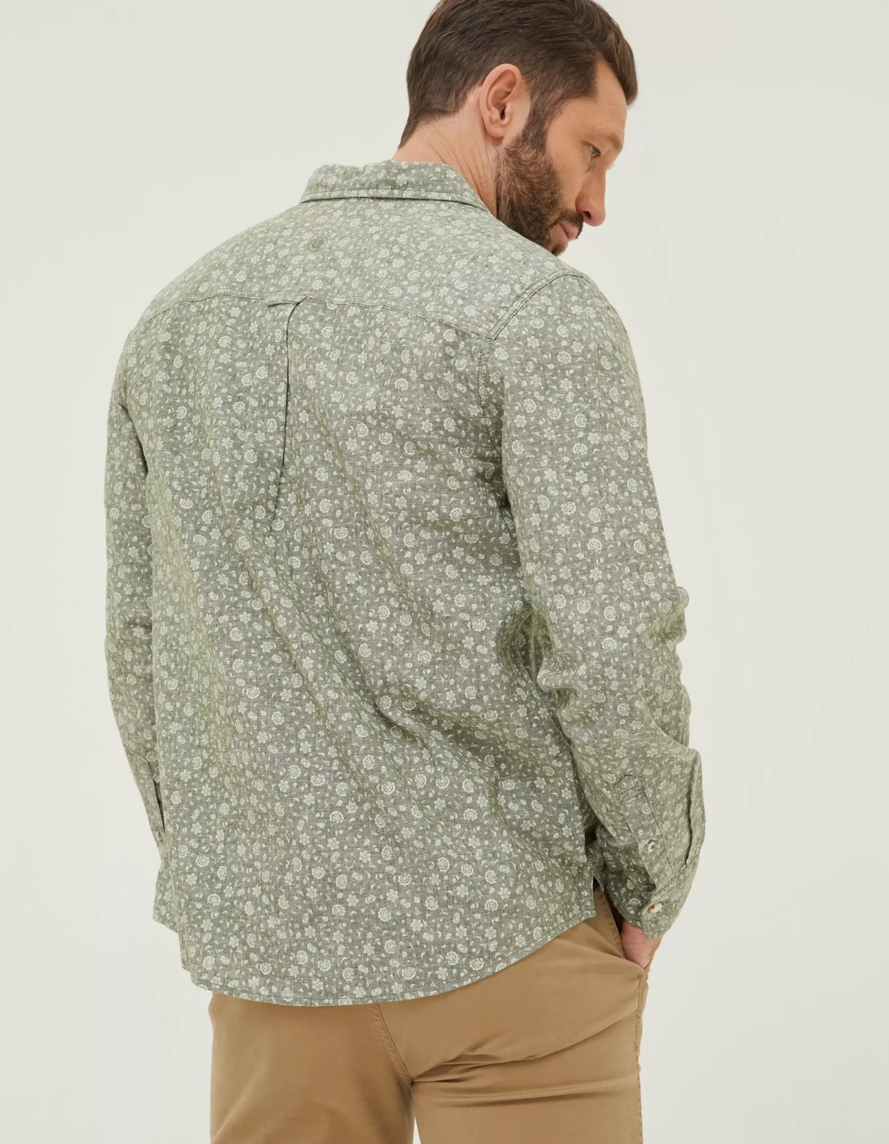 FatFace Bugle Floral Print Shirt|Men Shirts