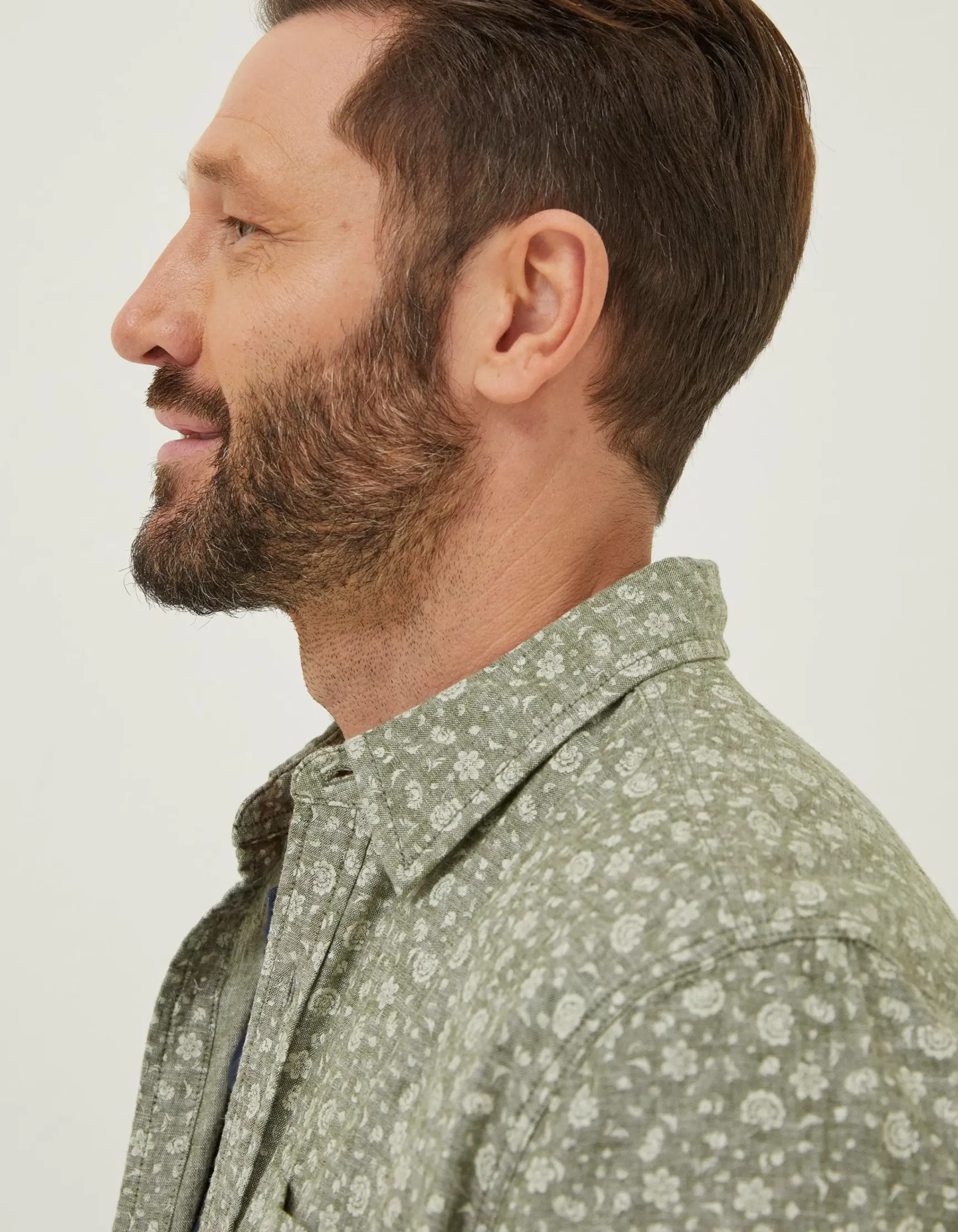 FatFace Bugle Floral Print Shirt|Men Shirts