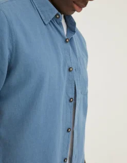 FatFace Bugle Linen Cotton Shirt|Men Shirts