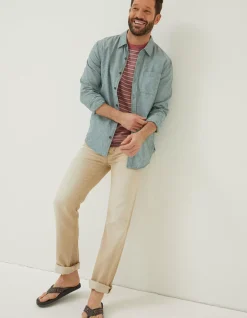 FatFace Bugle Linen Cotton Shirt|Men Shirts