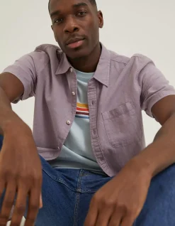 FatFace Bugle Linen Cotton Shirt|Men Shirts