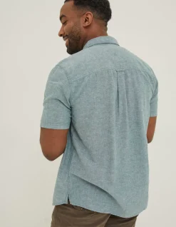 FatFace Bugle Linen Cotton Shirt|Men Shirts