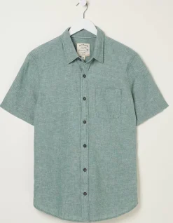 FatFace Bugle Linen Cotton Shirt|Men Shirts