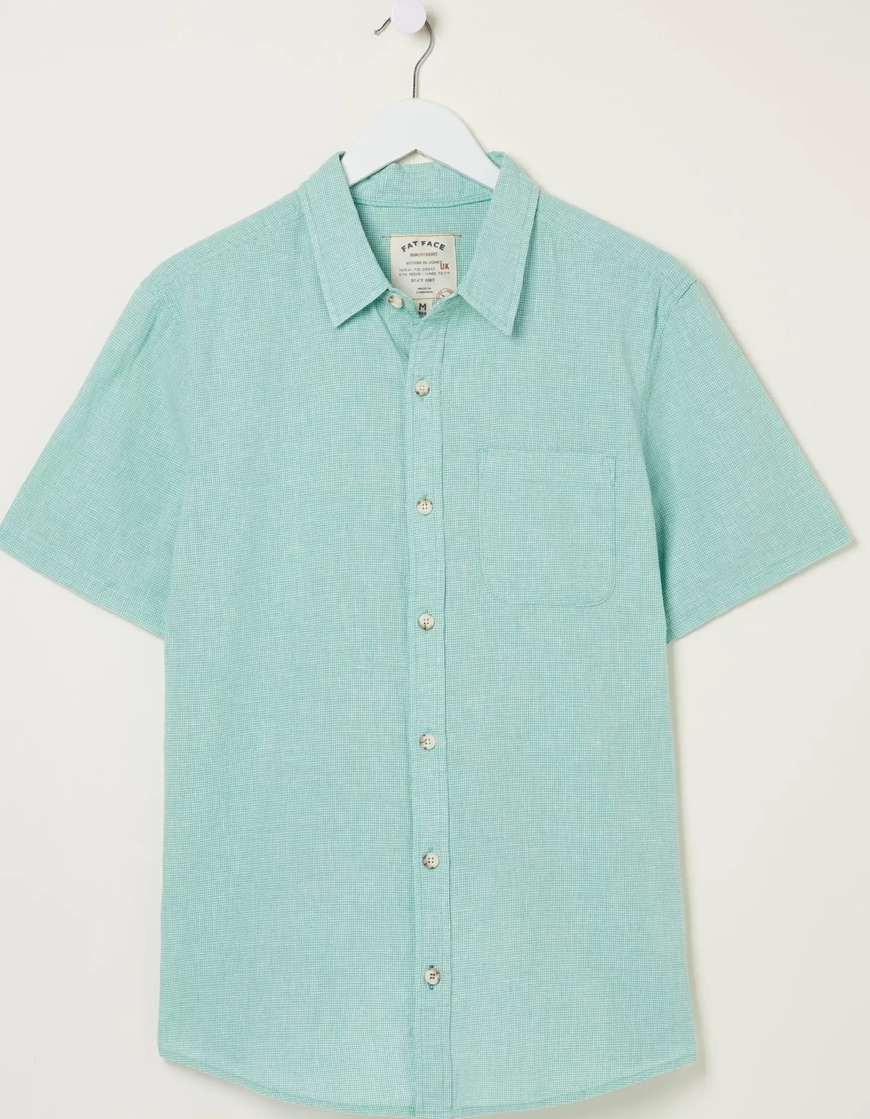 FatFace Bugle Micro Check Shirt|Men Shirts