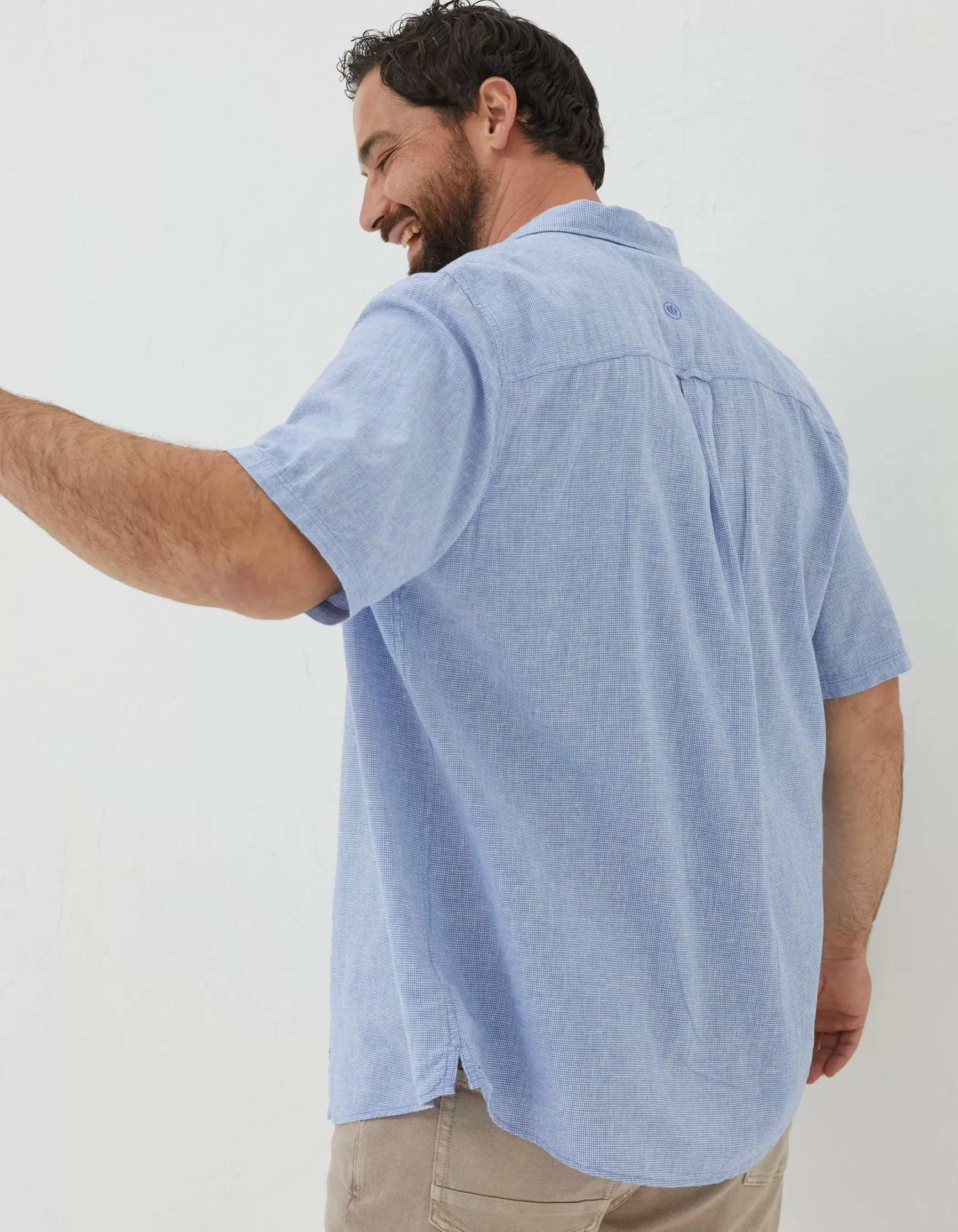 FatFace Bugle Micro Check Shirt|Men Shirts