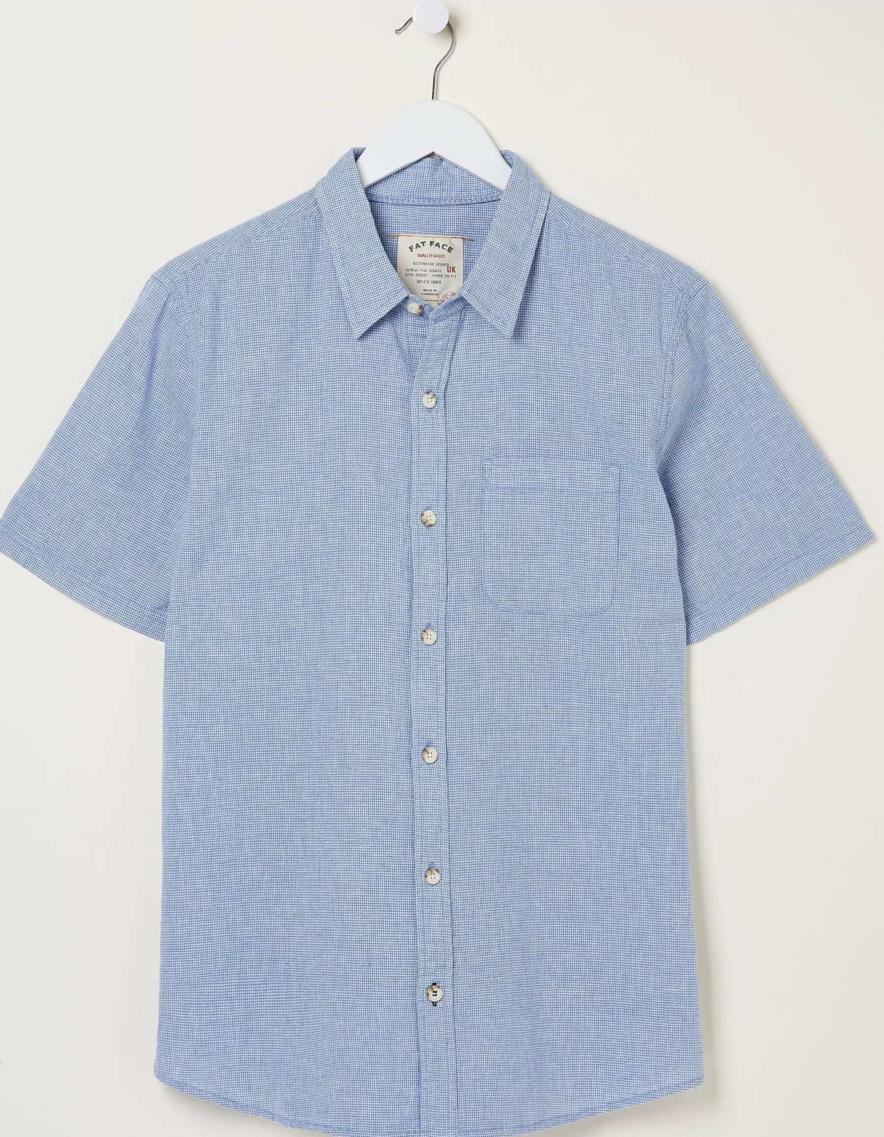 FatFace Bugle Micro Check Shirt|Men Shirts