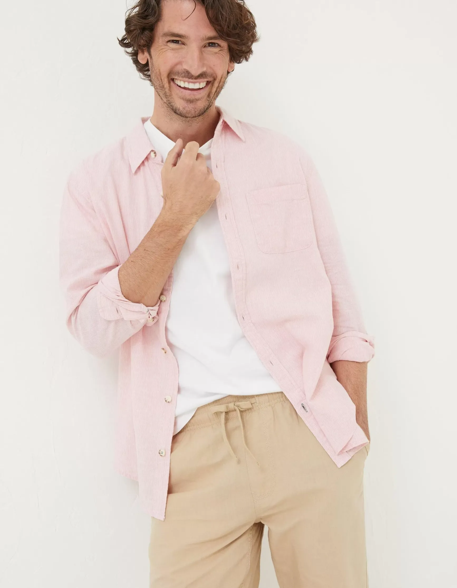 FatFace Bugle Micro Stripe Shirt|Men Shirts