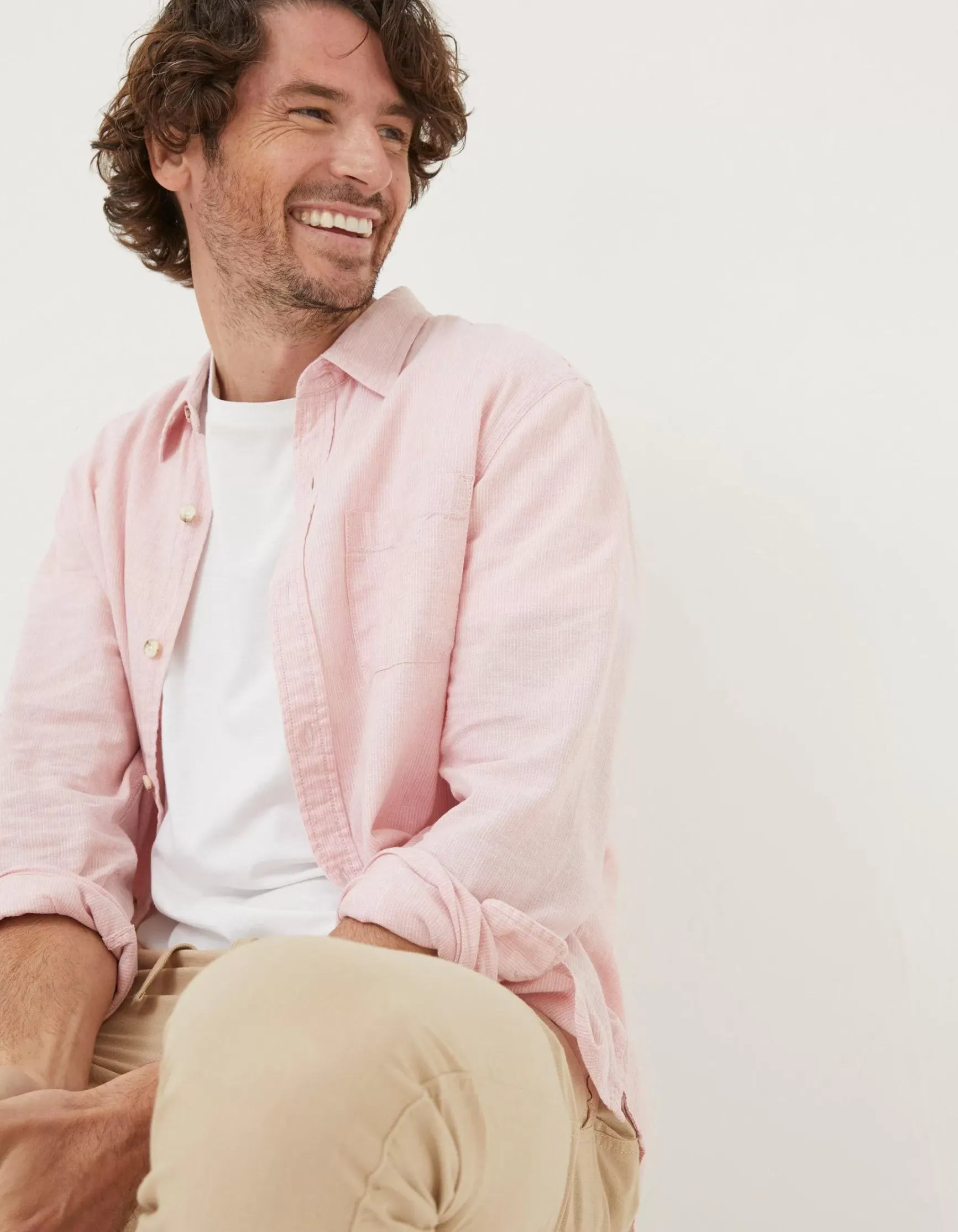 FatFace Bugle Micro Stripe Shirt|Men Shirts
