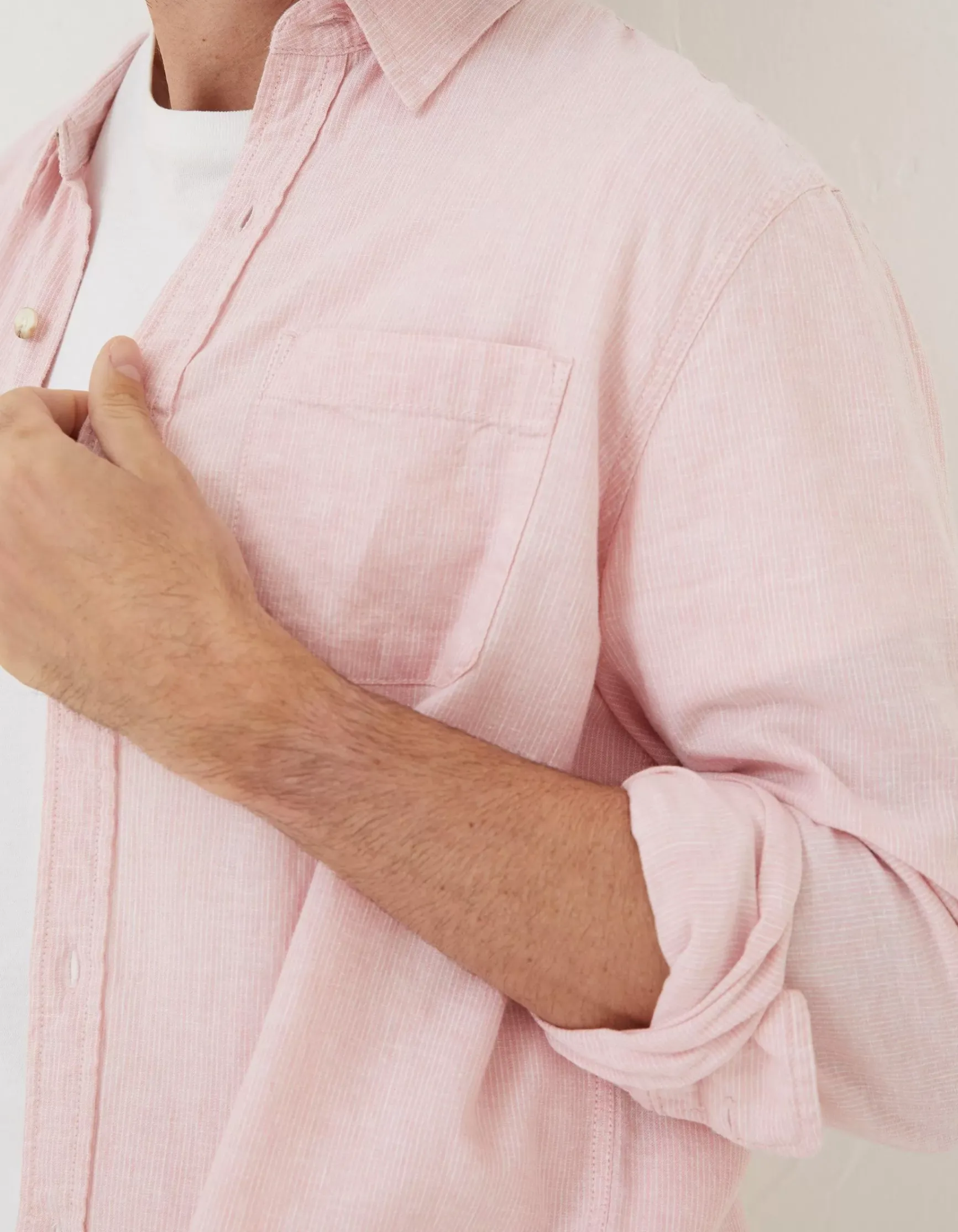 FatFace Bugle Micro Stripe Shirt|Men Shirts