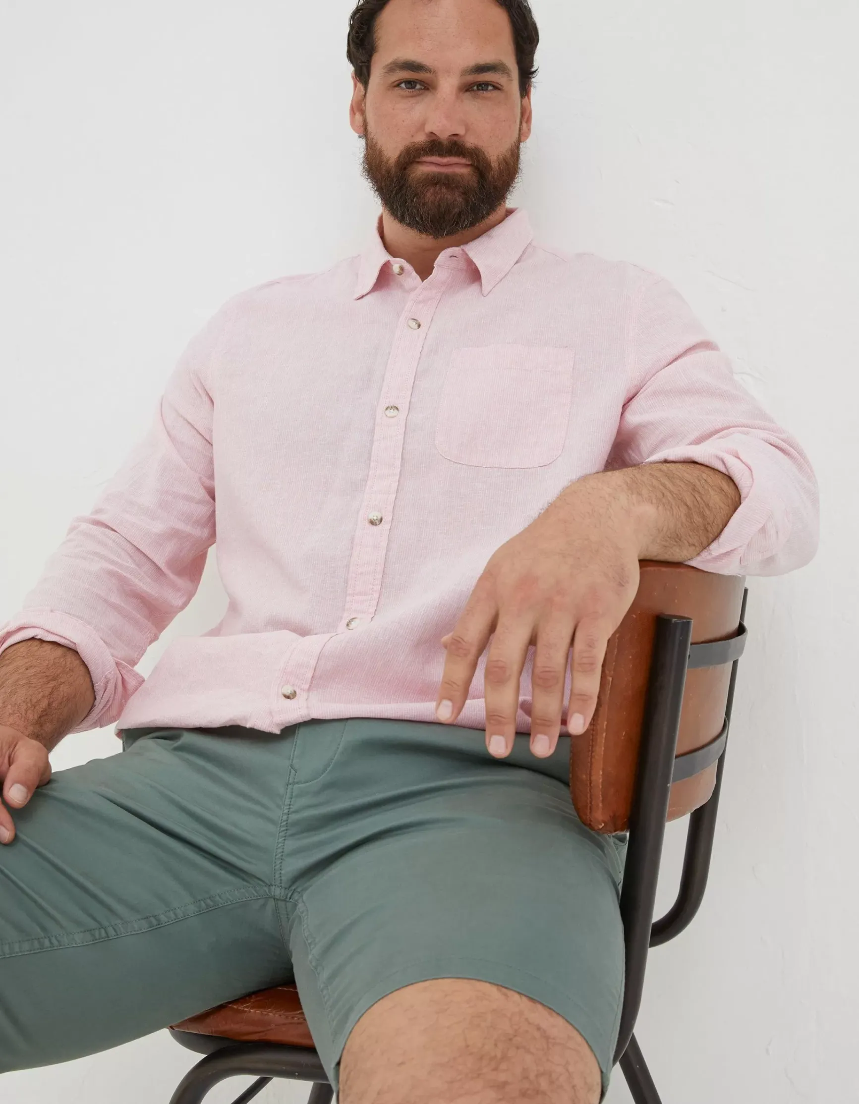 FatFace Bugle Micro Stripe Shirt|Men Shirts