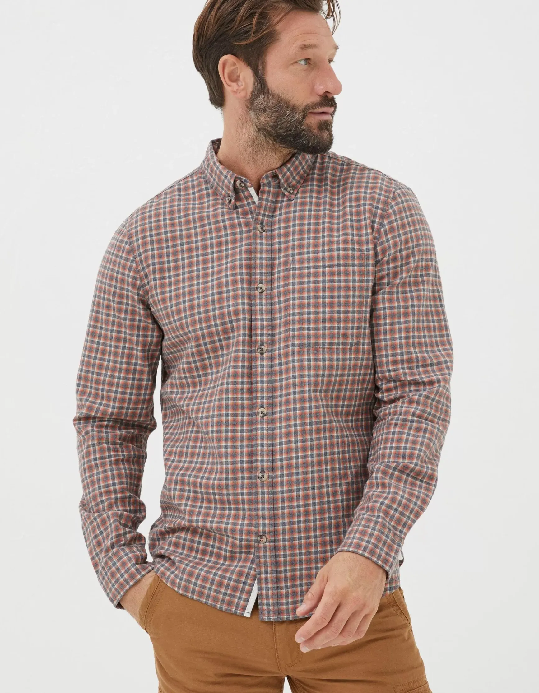 FatFace Burdon Gingham Shirt|Men Shirts