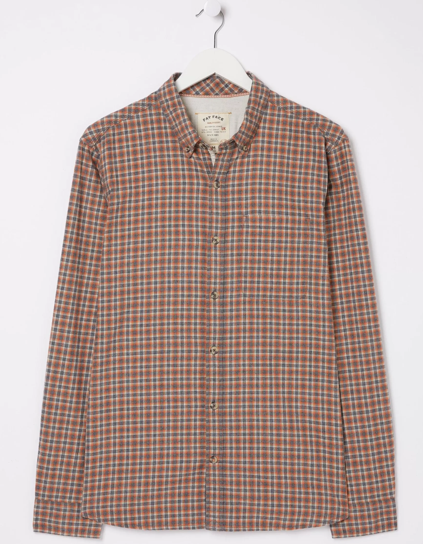 FatFace Burdon Gingham Shirt|Men Shirts
