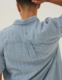 FatFace Burton Stripe Shirt|Men Shirts