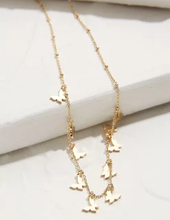 FatFace Butterfly Necklace|Women View All