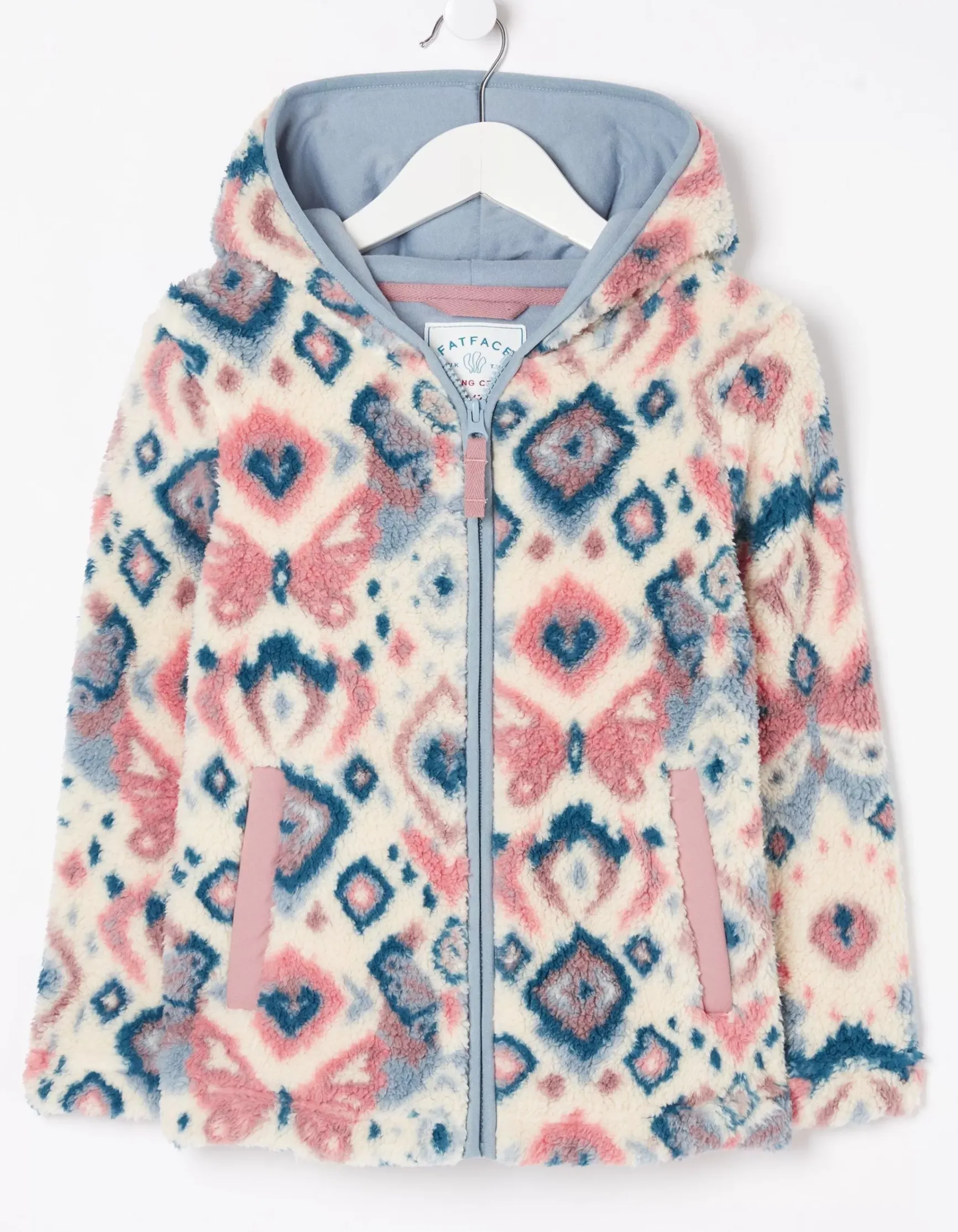 FatFace Butterfly Zip Through Fleece|Girls View All