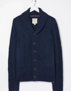 FatFace Calder Cable Cardigan|Men Knitwear