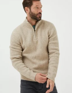 FatFace Calder Half Neck Jumper|Men Knitwear