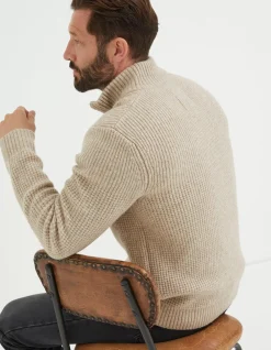 FatFace Calder Half Neck Jumper|Men Knitwear