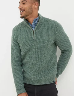 FatFace Calder Half Neck Jumper|Men View All