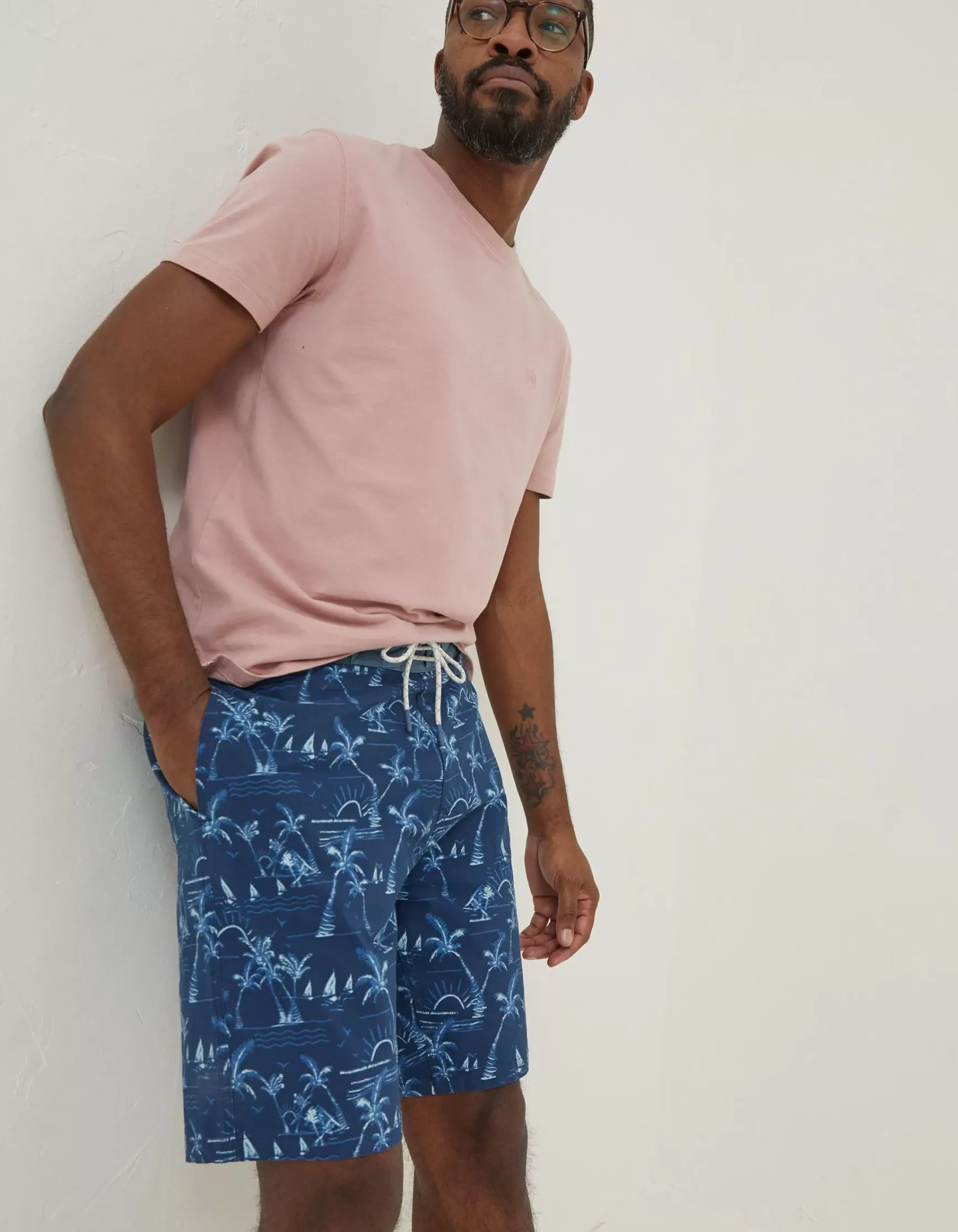 FatFace Camber Beach Print Swim Shorts|Men Swimwear