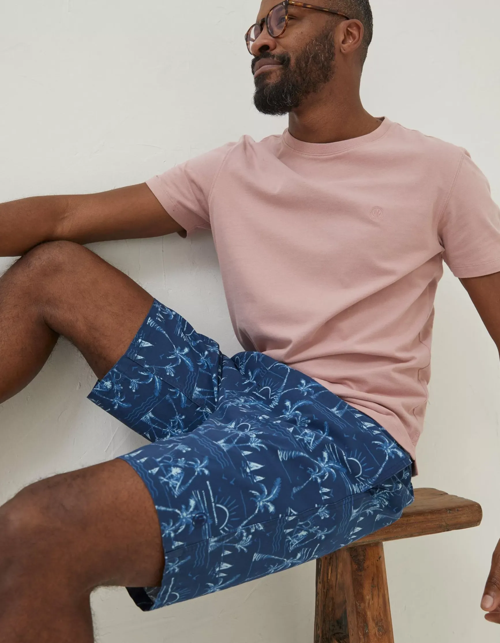 FatFace Camber Beach Print Swim Shorts|Men Swimwear
