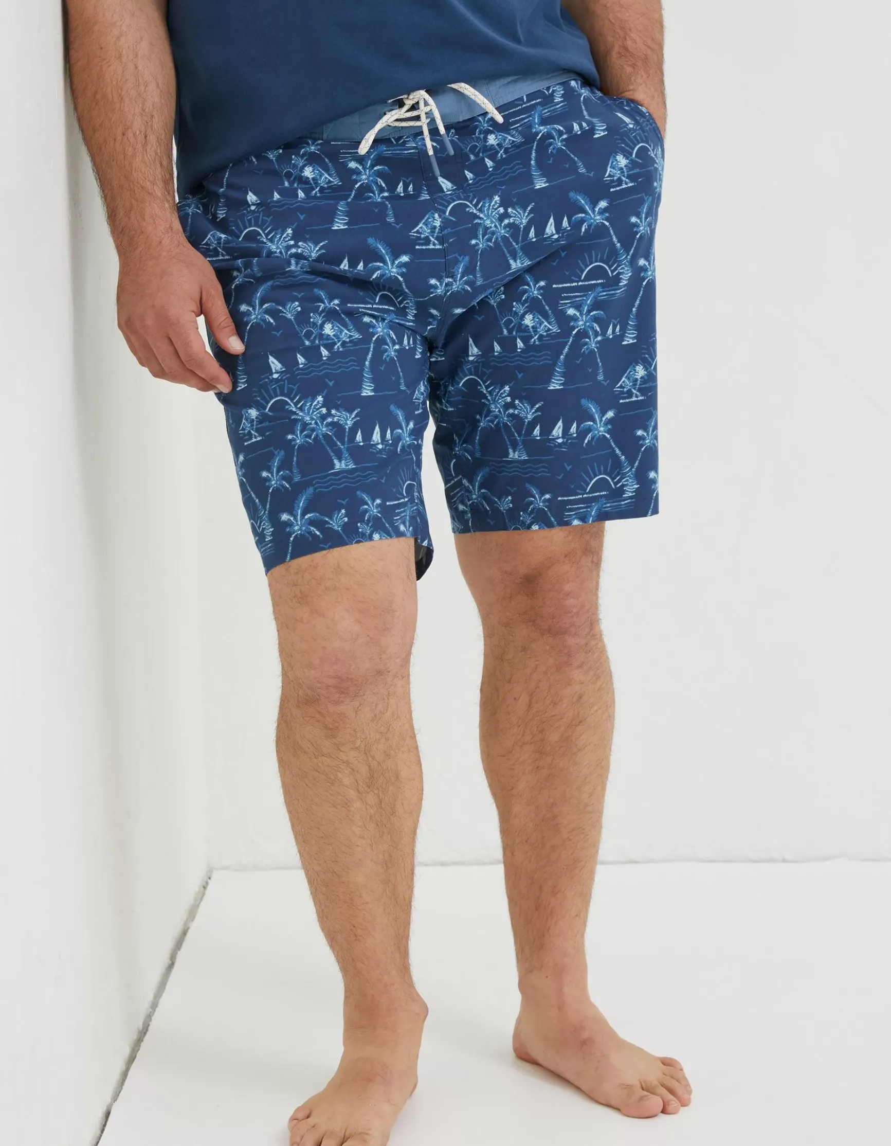 FatFace Camber Beach Print Swim Shorts|Men Swimwear