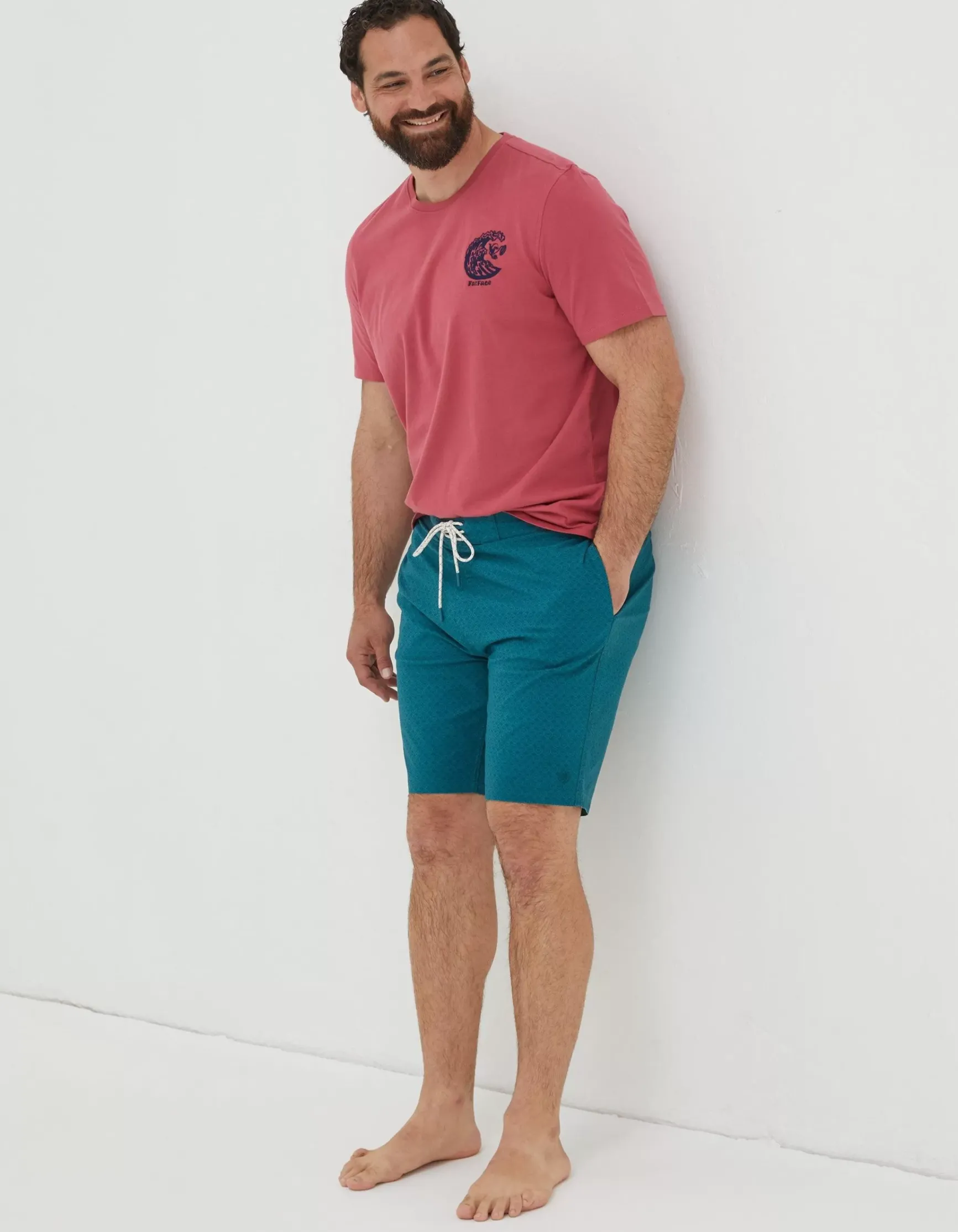 FatFace Camber Geo Print Swim Shorts|Men Swimwear
