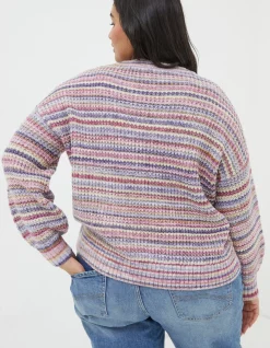 FatFace Camille Stripe Jumper|Women View All
