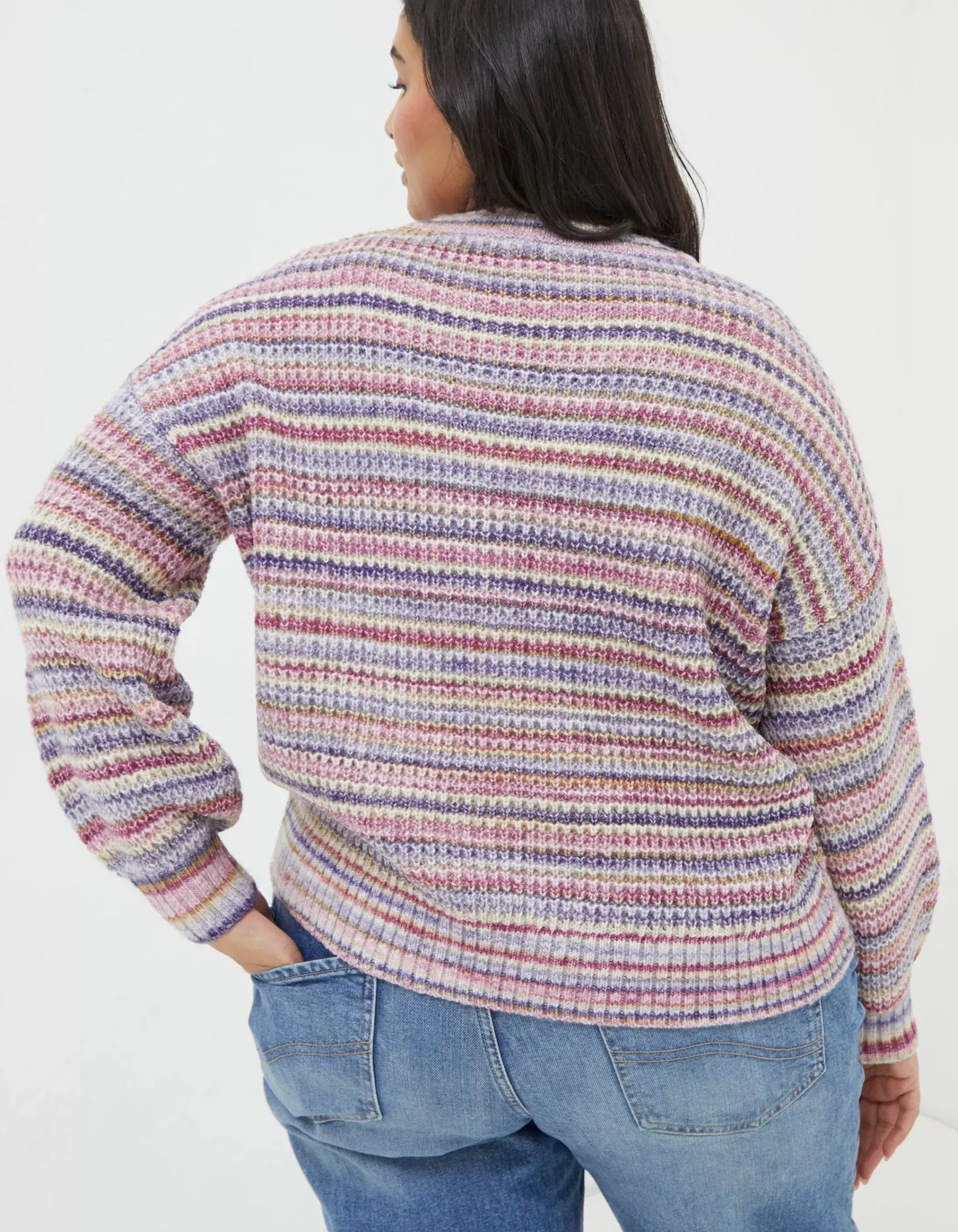 FatFace Camille Stripe Jumper|Women View All