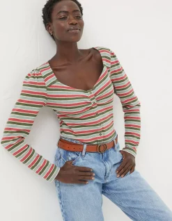 FatFace Carly Stripe Top|Women View All